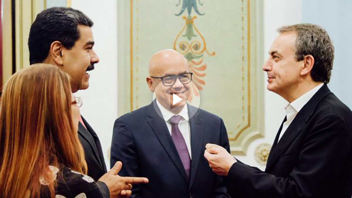El dictador Maduro vuelve a publicar imágenes de complicidad con el ‘mediador’ Zapatero srcset=\