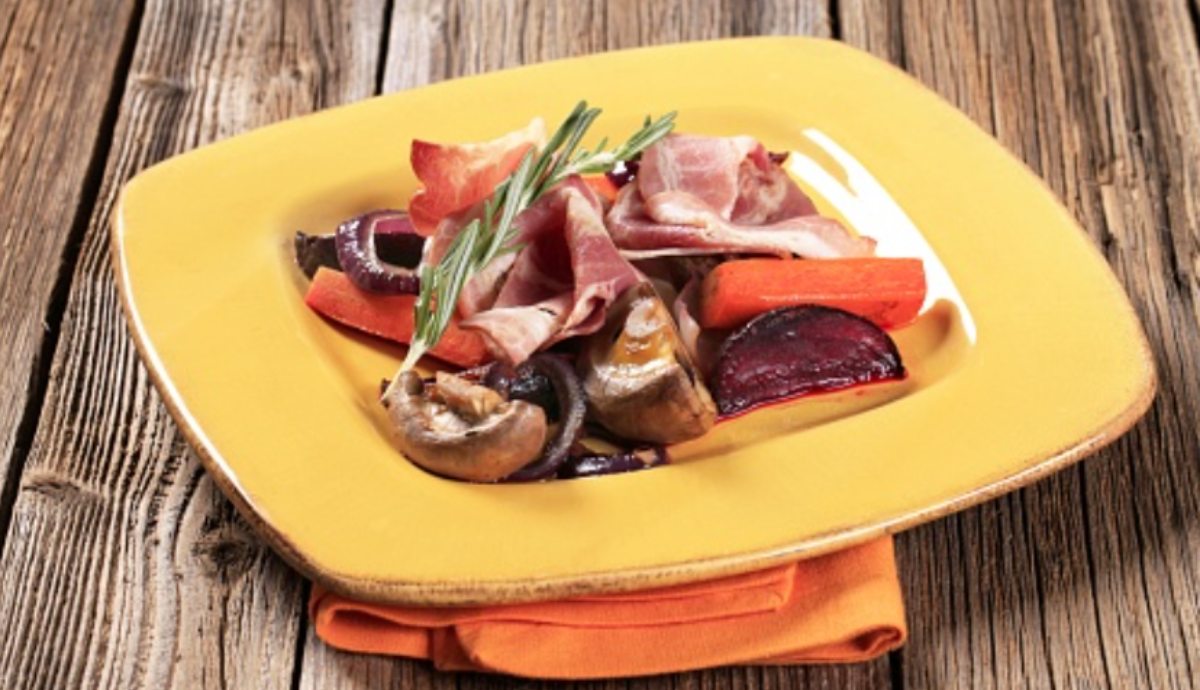 Setas con jamón, receta fácil paso a paso