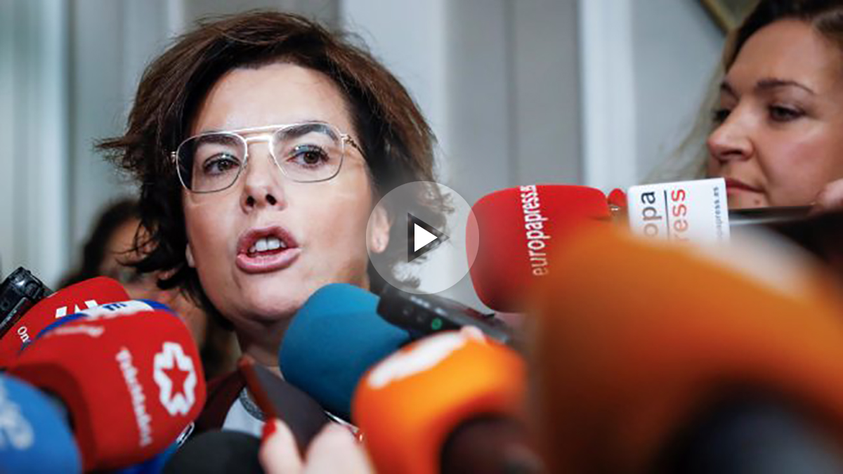 Soraya Sáenz de Santamaría, vicepresidenta del Gobierno. (Foto: EFE)