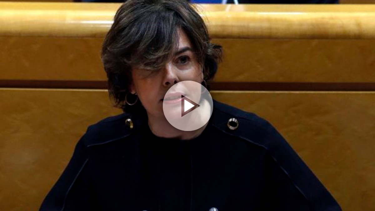 La vicepresidenta, Soraya Sáenz de Santamaría.