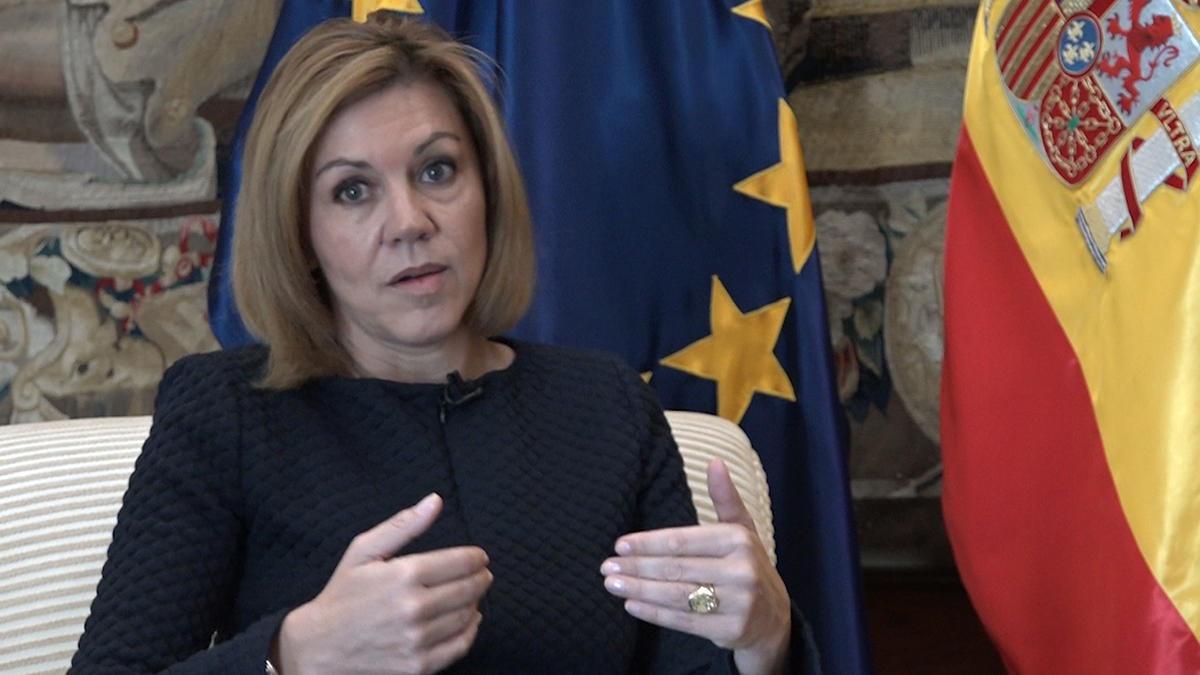 María Dolores de Cospedal, Ministra de Defensa. (Foto: Francisco Toledo)