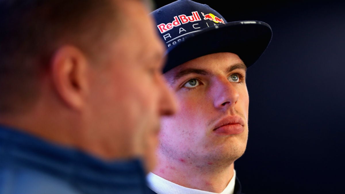 Max Verstappen reconoce la importancia de la figura de su padre a lo largo de su carrera, aunque afirma que es él mismo el que toma sus propias decisiones, a pesar de que a veces su progenitor no esté de acuerdo con ellas. (Getty)