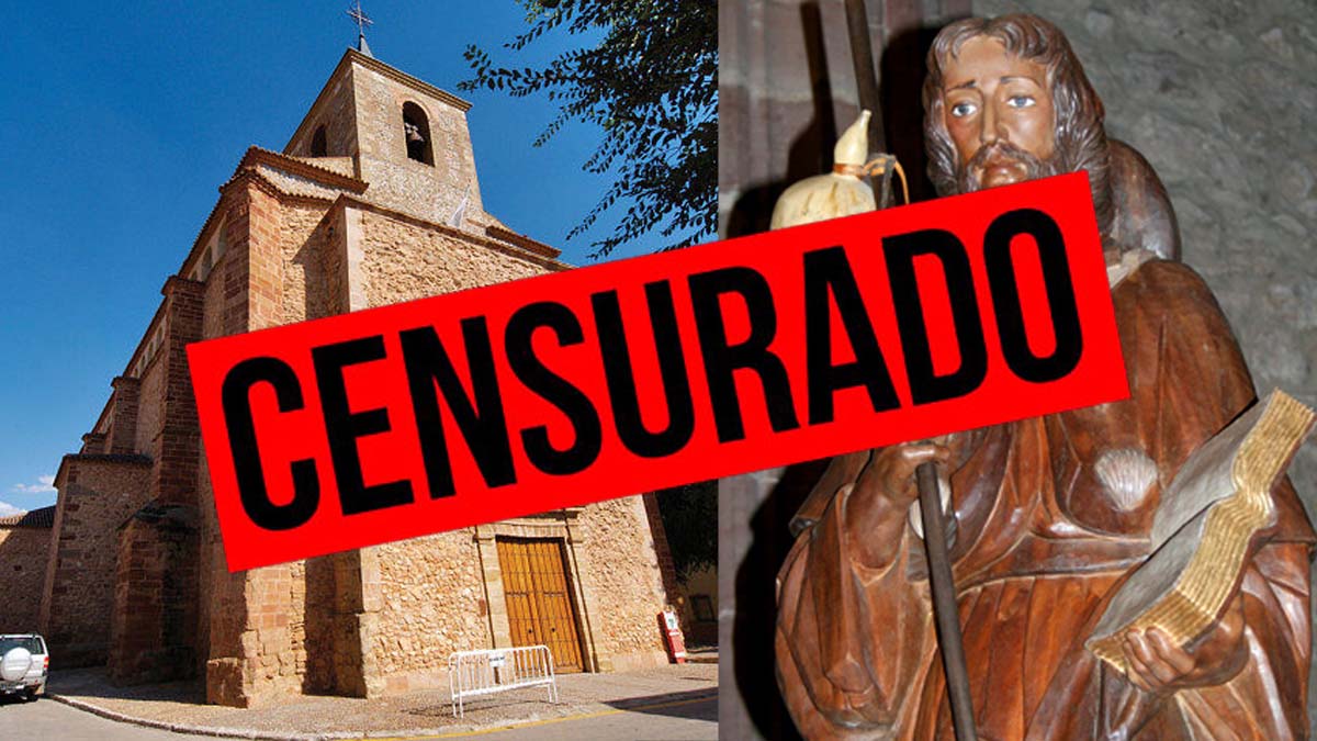La obra de Antonio Ximénez Muñoz lleva años escondida a los ojos de los que visitan la Iglesia de Santiago El Mayor de Membrilla por decisión de su sacerdote