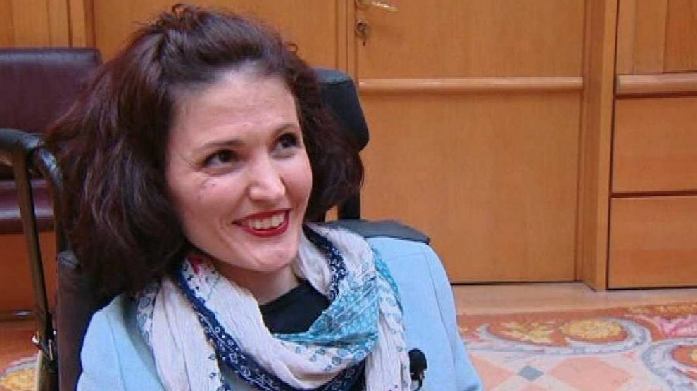 Virginia Felipe, senadora de Podemos.