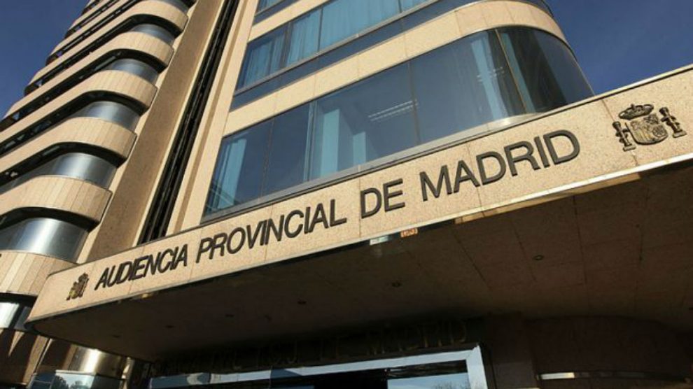 Fachada de la Audiencia Provincial de Madrid.