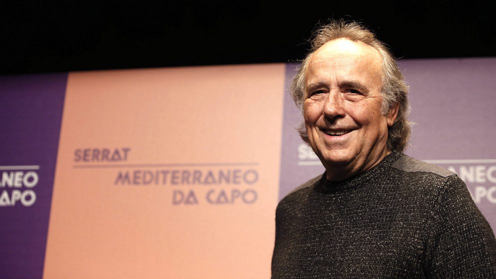 Joan Manuel Serrat, en la presentación de su gira ‘Mediterráneo’. (EFE)