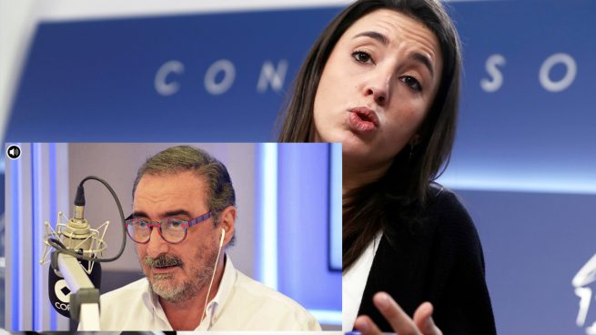 Carlos Herrera e Irene Montero