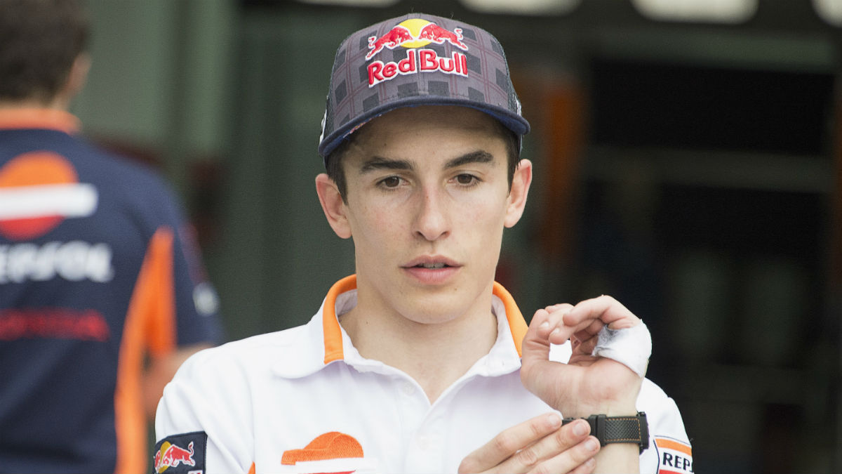 Marc Márquez reconoce que su prioridad es Honda a la hora de negociar su próximo contrato, pero no descarta ni mucho menos a otras fábricas, a las que escuchará. (Getty)