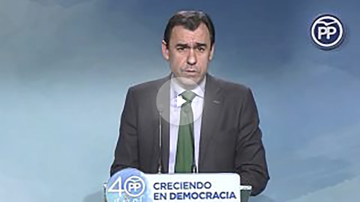 Fernando Martínez-Maillo, coordinador general del PP.