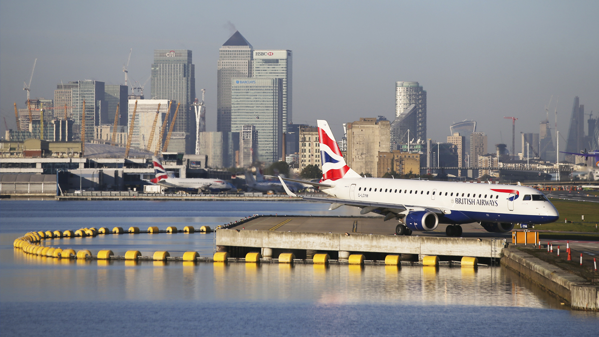 Aeropuerto de la Ciudad de Londres. (Foto: AFP)