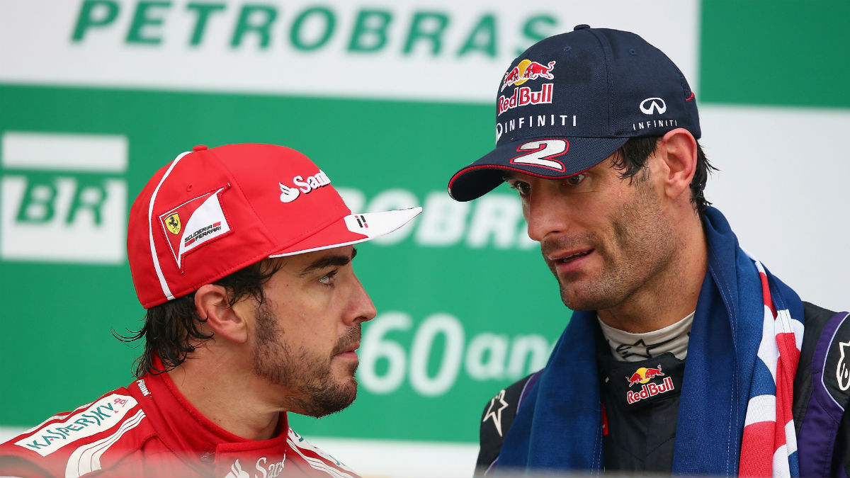 Mark Webber piensa que la verdadera razón por la que Alonso corre en otras categorías además de en la Fórmula 1 es porque no puede optar al título mundial de ésta. (Getty)