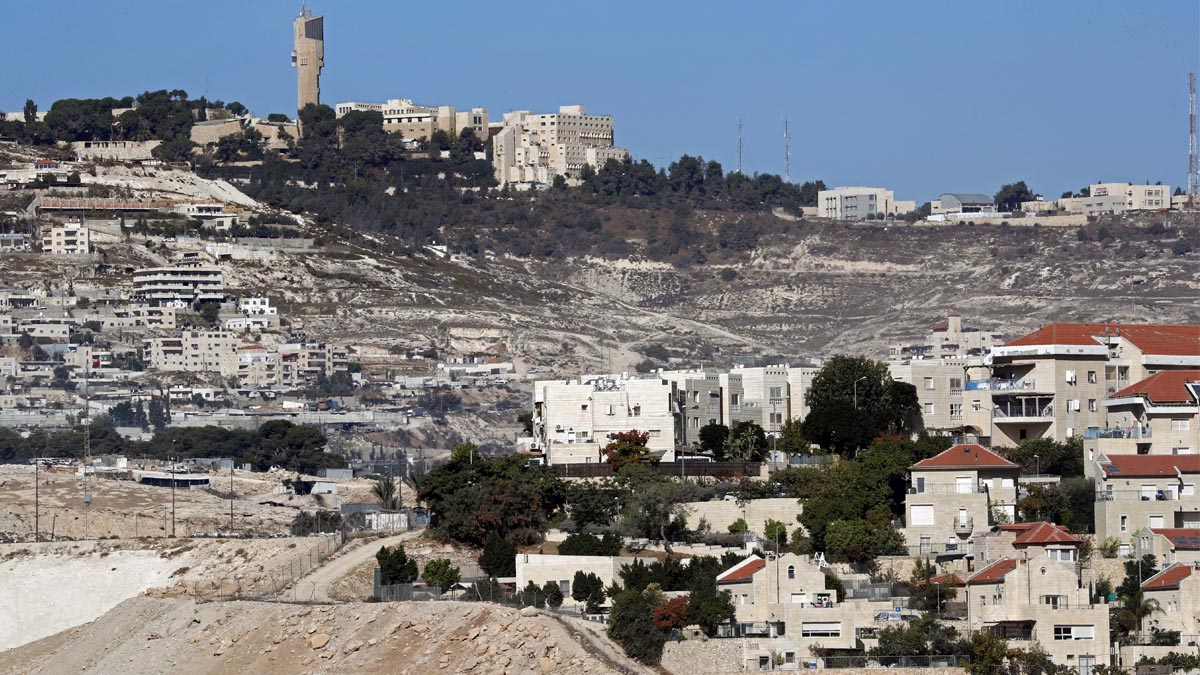 Asentamientos israelíes en Cisjordania (Foto: AFP)