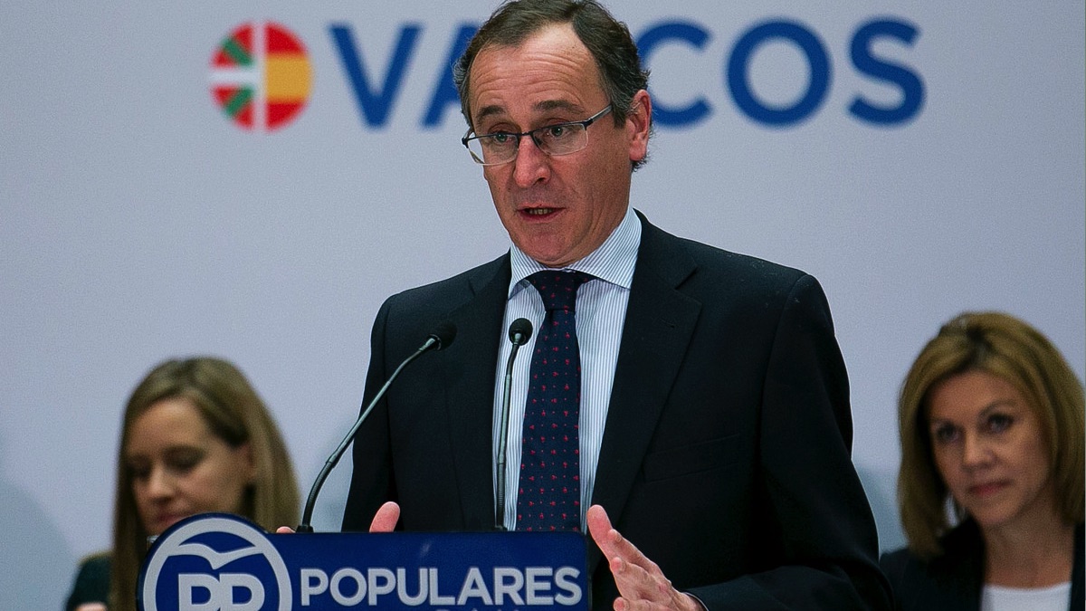 El presidente del PP vasco, Alfonso Alonso (Foto: Efe)