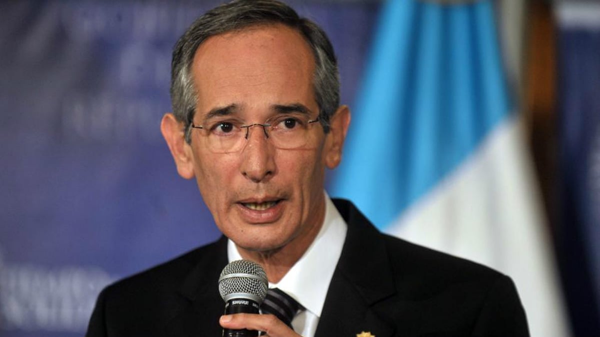 El ex presidente de Guatemala Álvaro Colom.