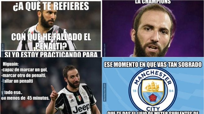 Los memes de la Champions se ceban con Higuaín