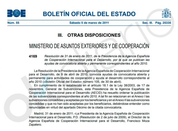 Zapatero concedió en plena crisis 260.000€ a la ONG de las orgías con las víctimas del terremoto de Haití