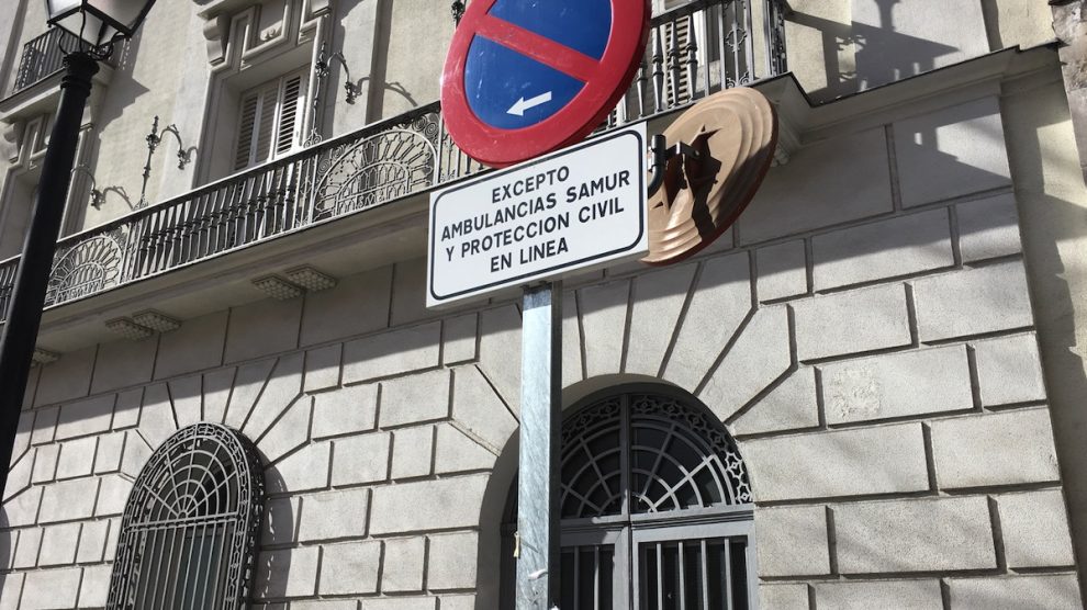 La Base 2 del Samur estaba en el número 1 de la calle Vallermoso. (Foto: OKDIARIO)