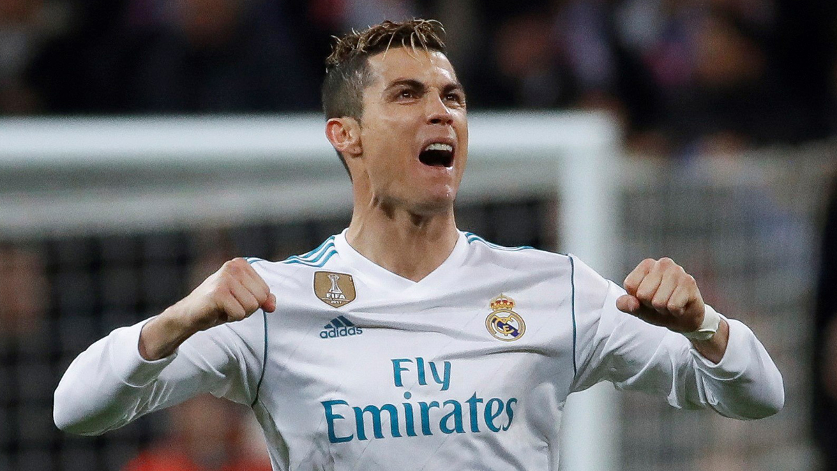 Cristiano Ronaldo celebra su gol ante el PSG (EFE).
