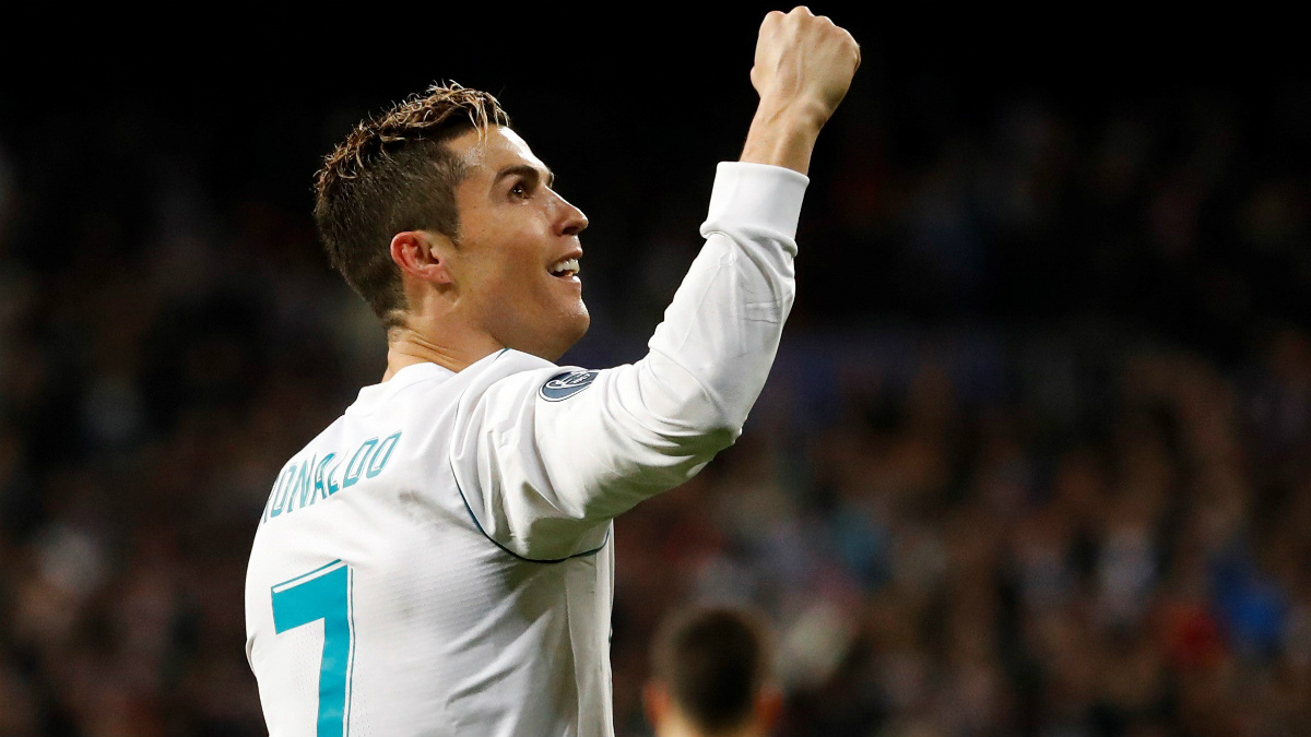 Cristiano Ronaldo celebra su segundo gol ante el PSG. (EFE)