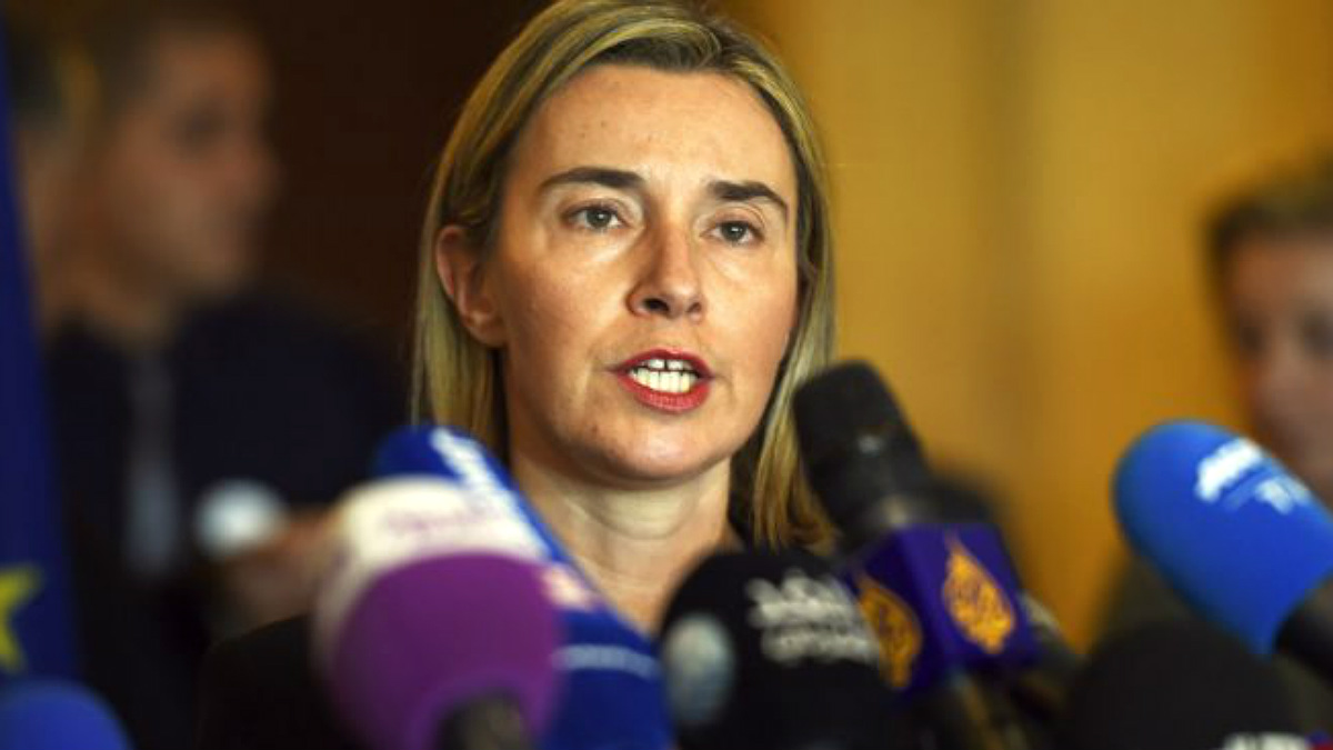 La Alta Representante de Política Exterior de la UE, Federica Mogherini. (AFP)