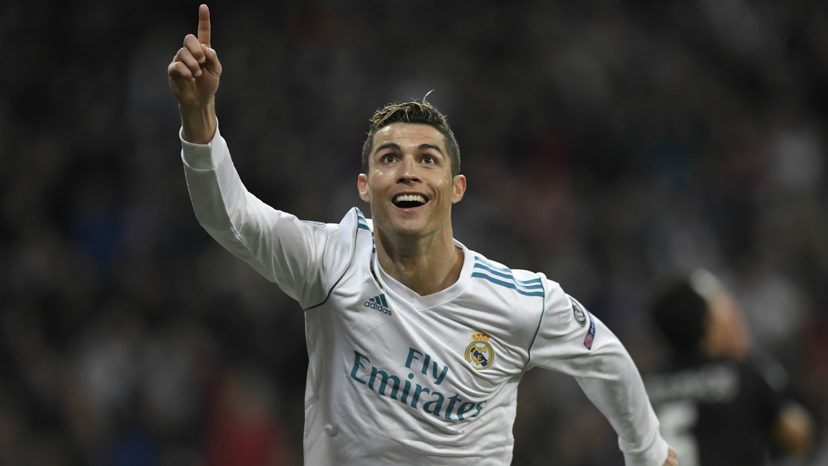Cristiano Ronaldo celebra uno de sus dos goles al PSG. (AFP)