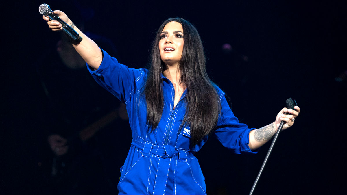 Demi Lovato en una reciente imagen (Foto: AFP).