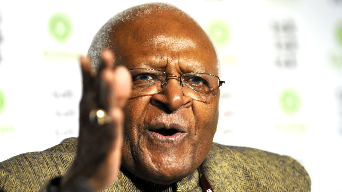 Desmond Tutu en una imagen de 2009 (Foto: AFP).