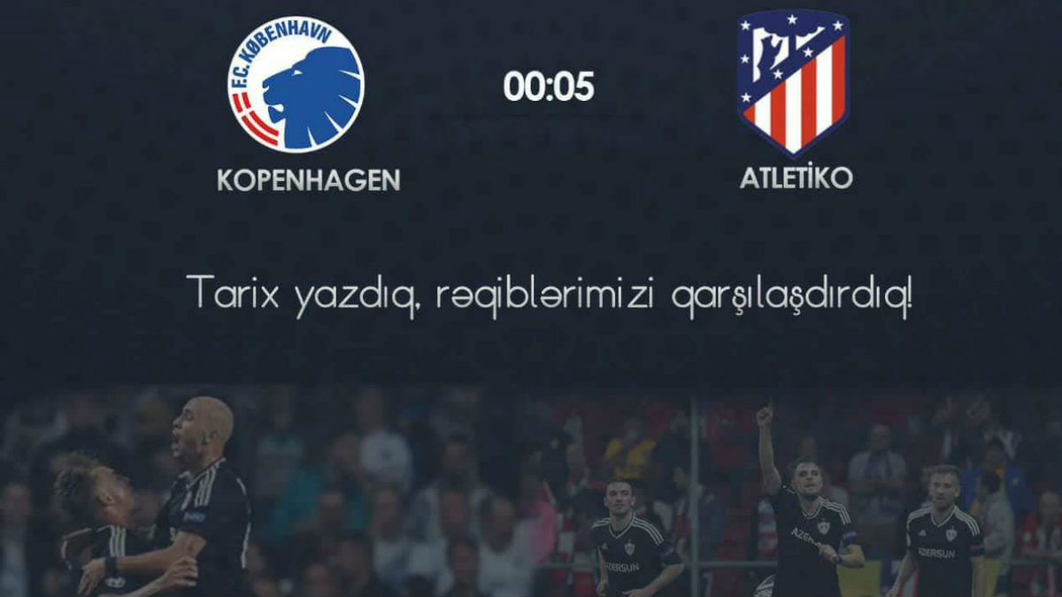 El Qarabag manda un mensaje al Atlético y al Copenhague.
