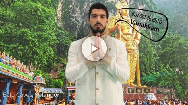 Luis Suárez se ‘disfraza’ para promocionar el turismo en Malasia ?>