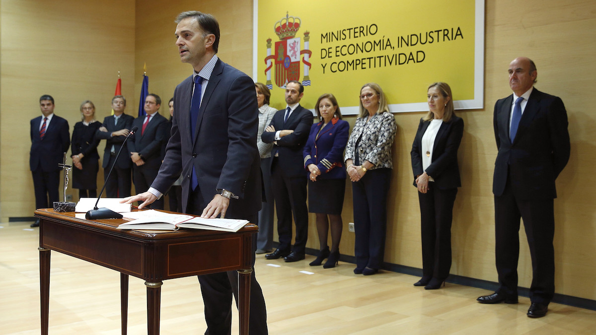 Enrique Rubio toma posesión como presidente del Instituto de Contabilidad y AuditorÌa de Cuentas (ICAC). (Foto: EFE)