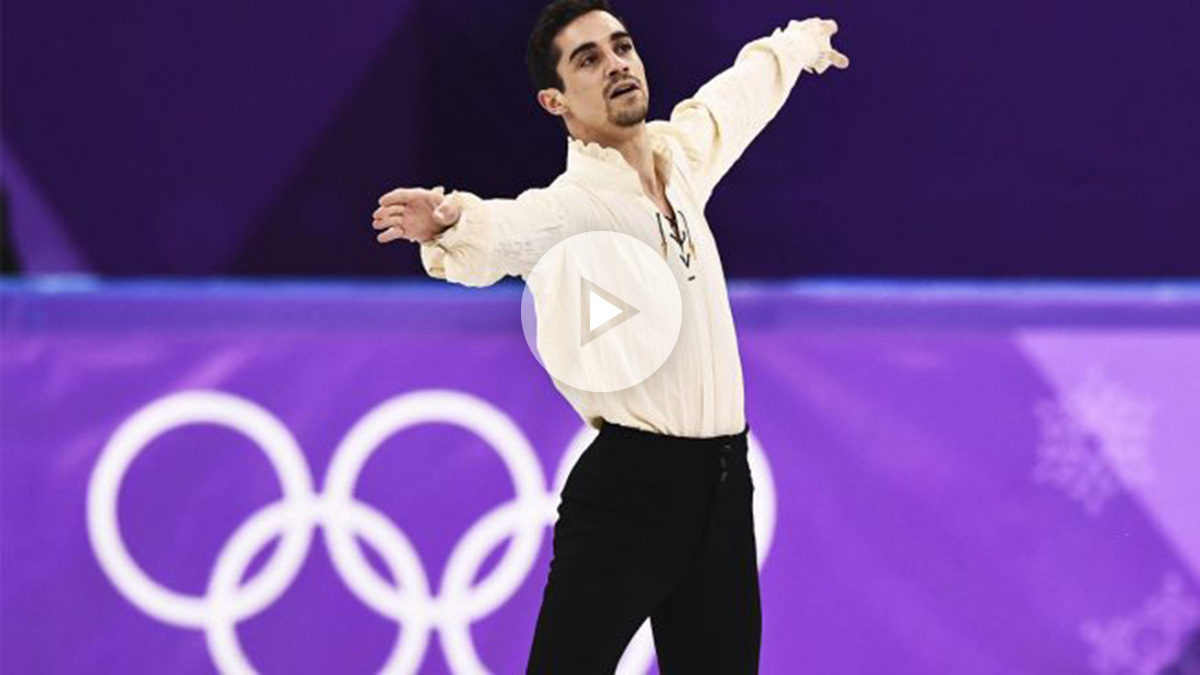 Javier Fernandez, bronce olímpico en PyeongChang (Foto: AFP)
