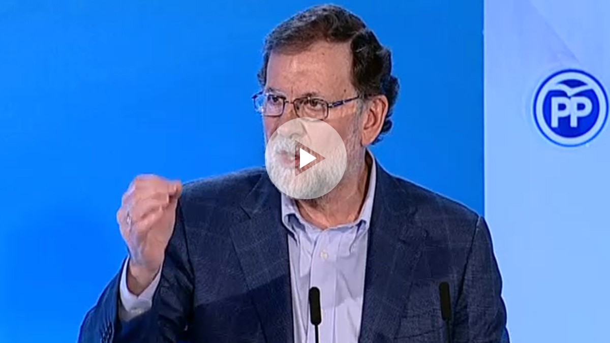 Mariano Rajoy, presidente del PP y del Gobierno.