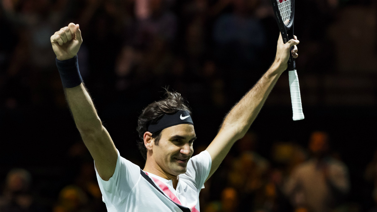 7. Roger Federer ganó 65,5 entre 2017 y 2018, donde gano tres grandes. (AFP)