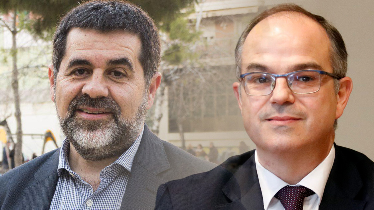 Jordi Sánchez y Jordi Turull.