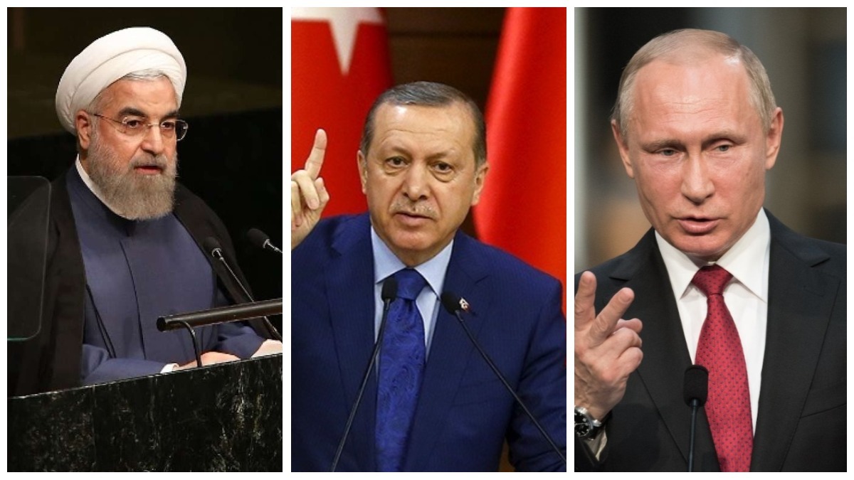 Rohani, Erdogan y Putin