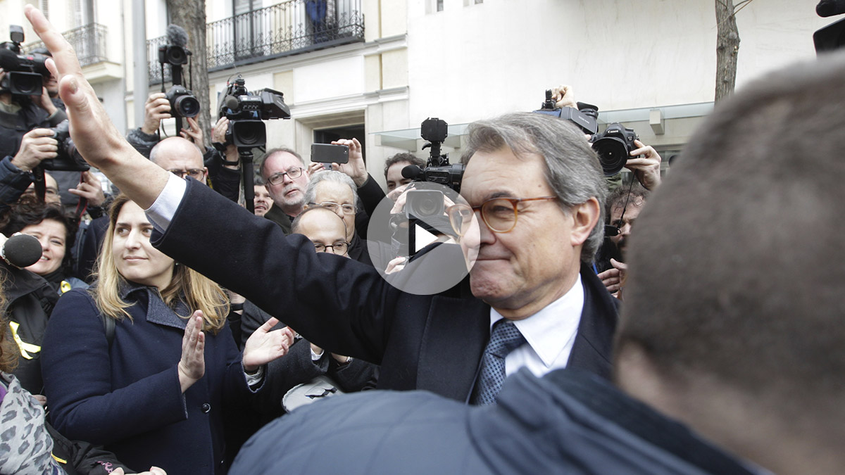 Artur Mas tras declarar en el Tribunal Supremo