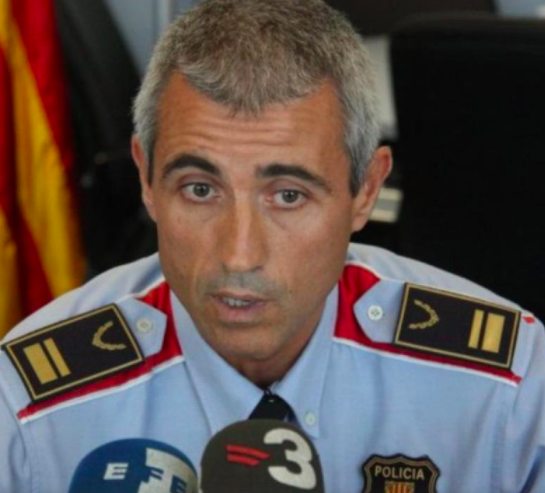 El comisario de Mossos condecorado, el exguardia civil granadino Francesc Xavier Martín