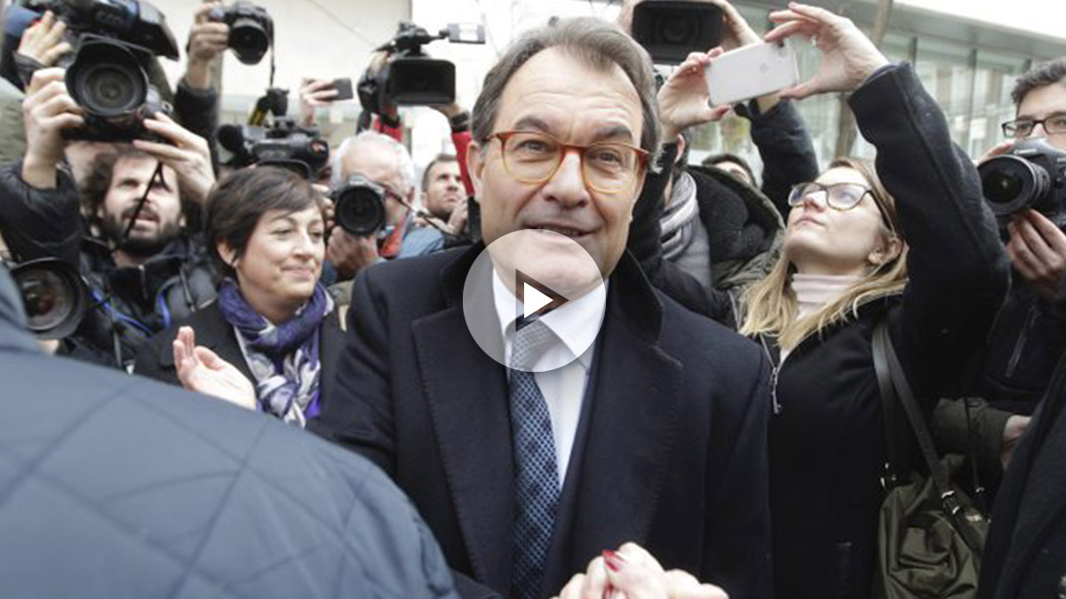 Artur Mas tras declarar en el Tribunal Supremo (Foto: Francisco Toledo).