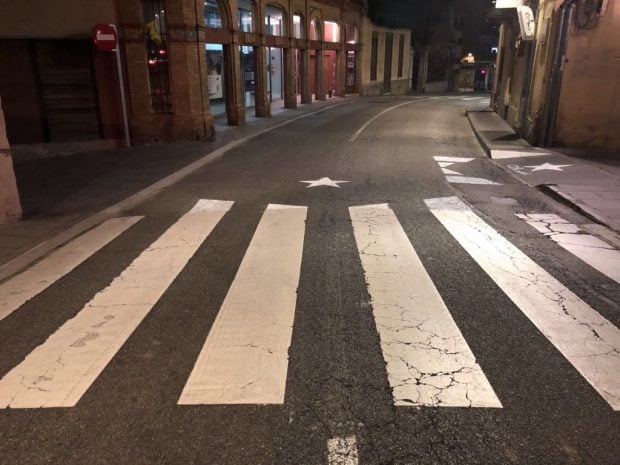 Estelada en las calles 