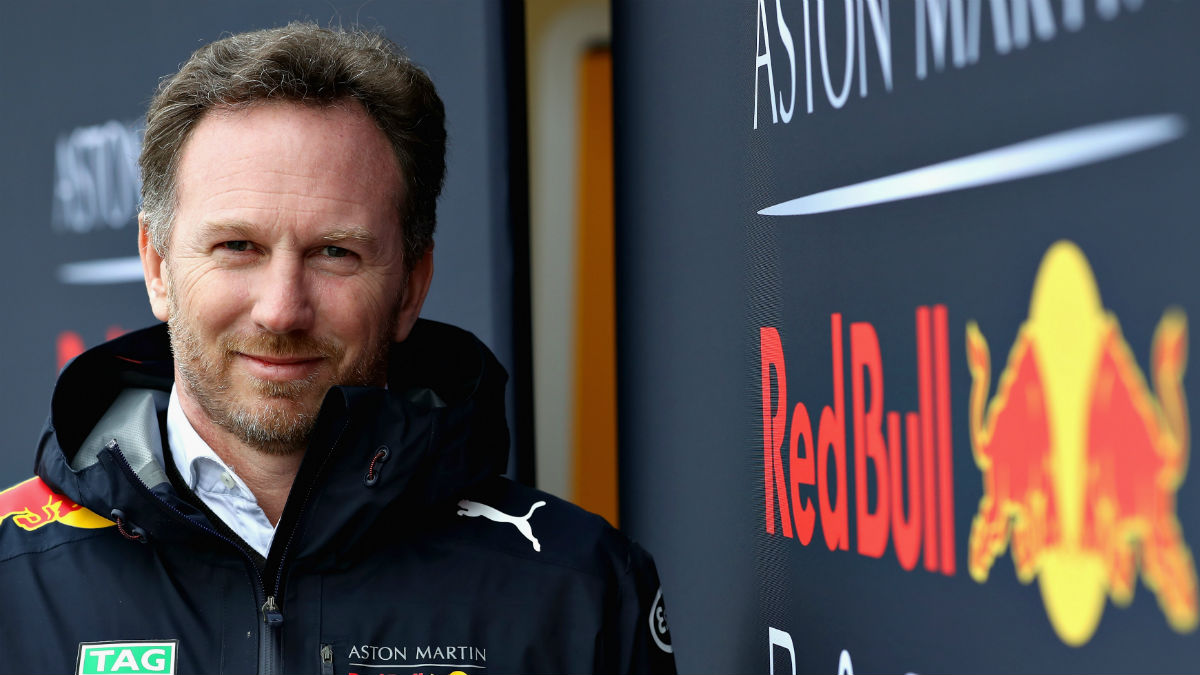 Christian Horner, director de equipo de Red Bull, considera que los austriacos sí que son una seria alternativa al dominio de Mercedes y Ferrari, poniendo en duda a McLaren para ello. (getty)