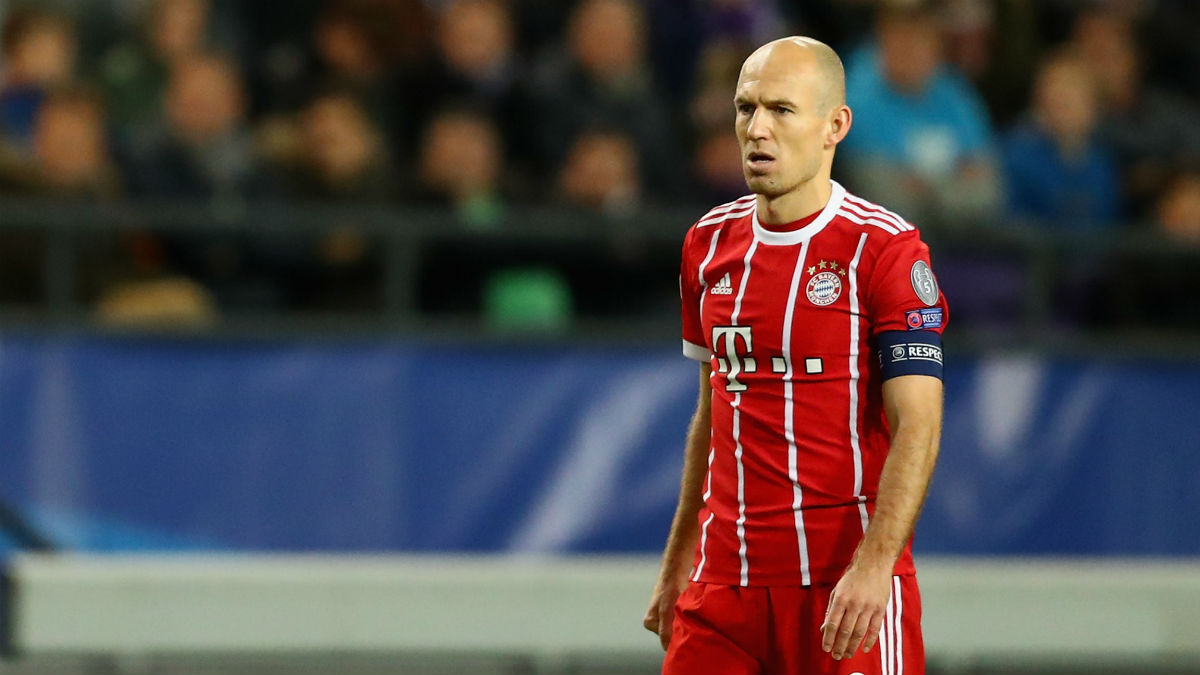 Robben, durante un partido con el Bayern de Múnich. (Getty)