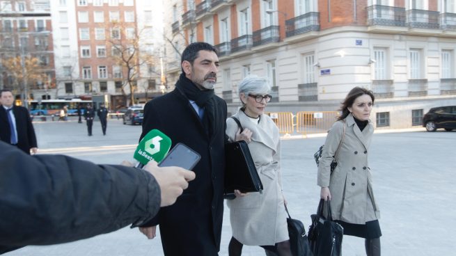 El ex mayor de los Mossos Josep Lluís Trapero a su llegada a la Audiencia Nacional. (Foto: Francisco Toledo)
