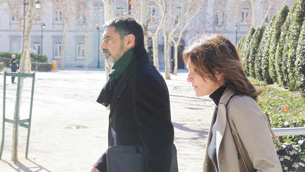 El ex mayor de los Mossos Josep Lluís Trapero a su salida de la Audiencia Nacional. (Foto: Francisco Toledo)