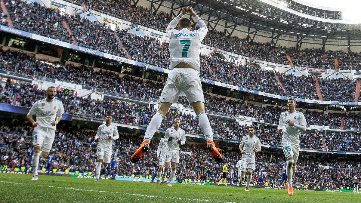 Cristiano celebra el 1-0 para el Real Madrid. (EFE)
