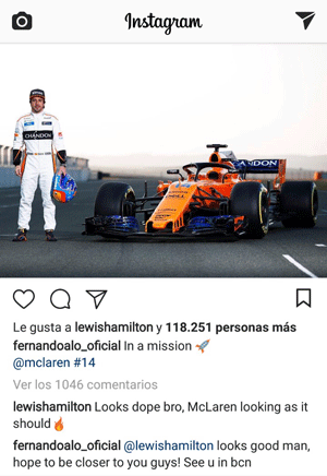A Hamilton ‘le gusta’ el nuevo coche de Alonso