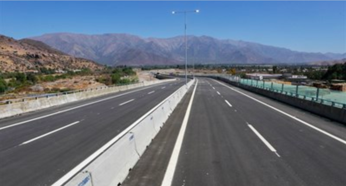 Autopista Ruta 60 en Chile (Foto. OHL