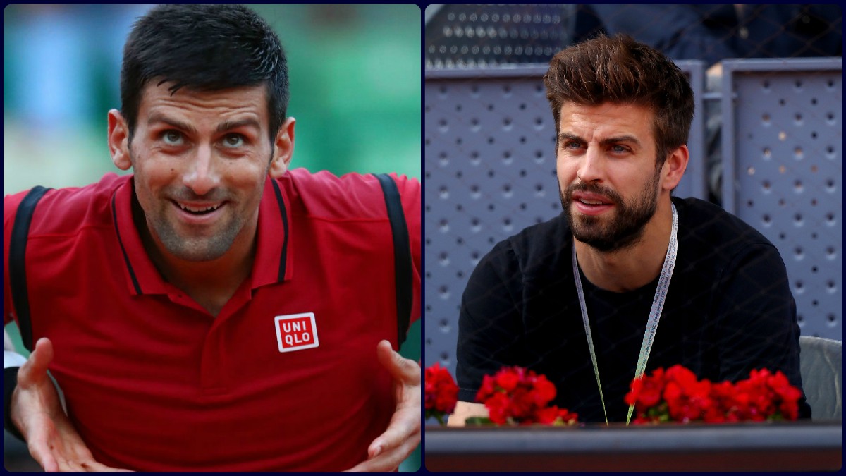 Gerard Piqué y Djokovic fueron socios para la nueva Davis. Ahora son enemigos.