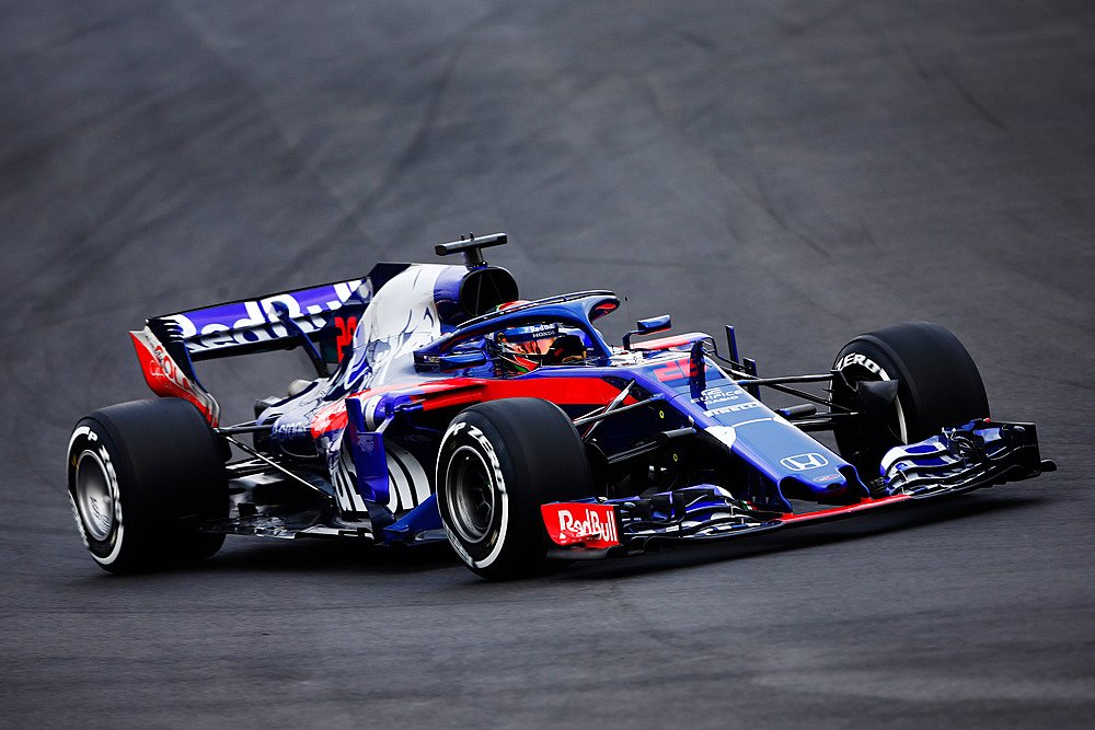 El nuevo STR13 de Toro Rosso-Honda, en acción