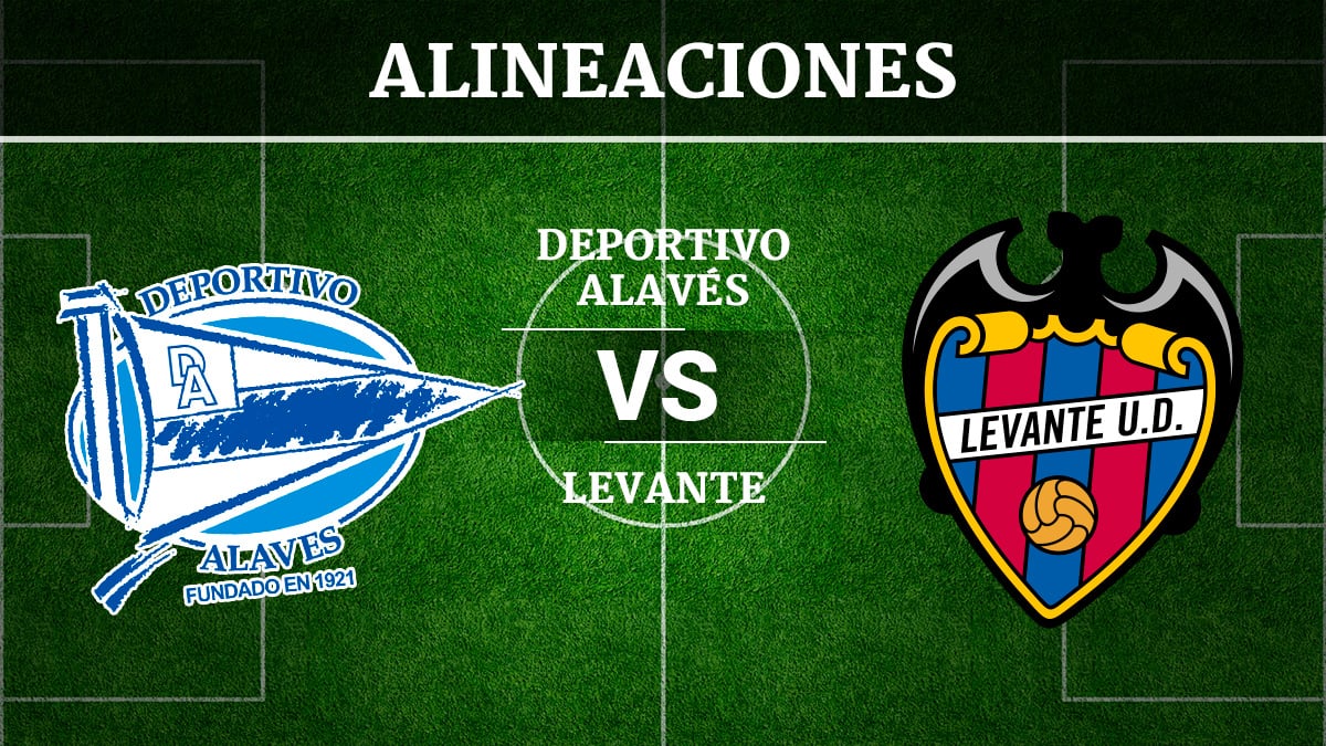 Consulta las posibles alineaciones del Alavés vs Levante