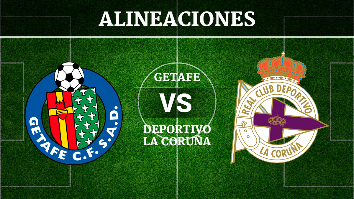 Consulta las posibles alineaciones del Getafe vs Deportivo de la Coruña